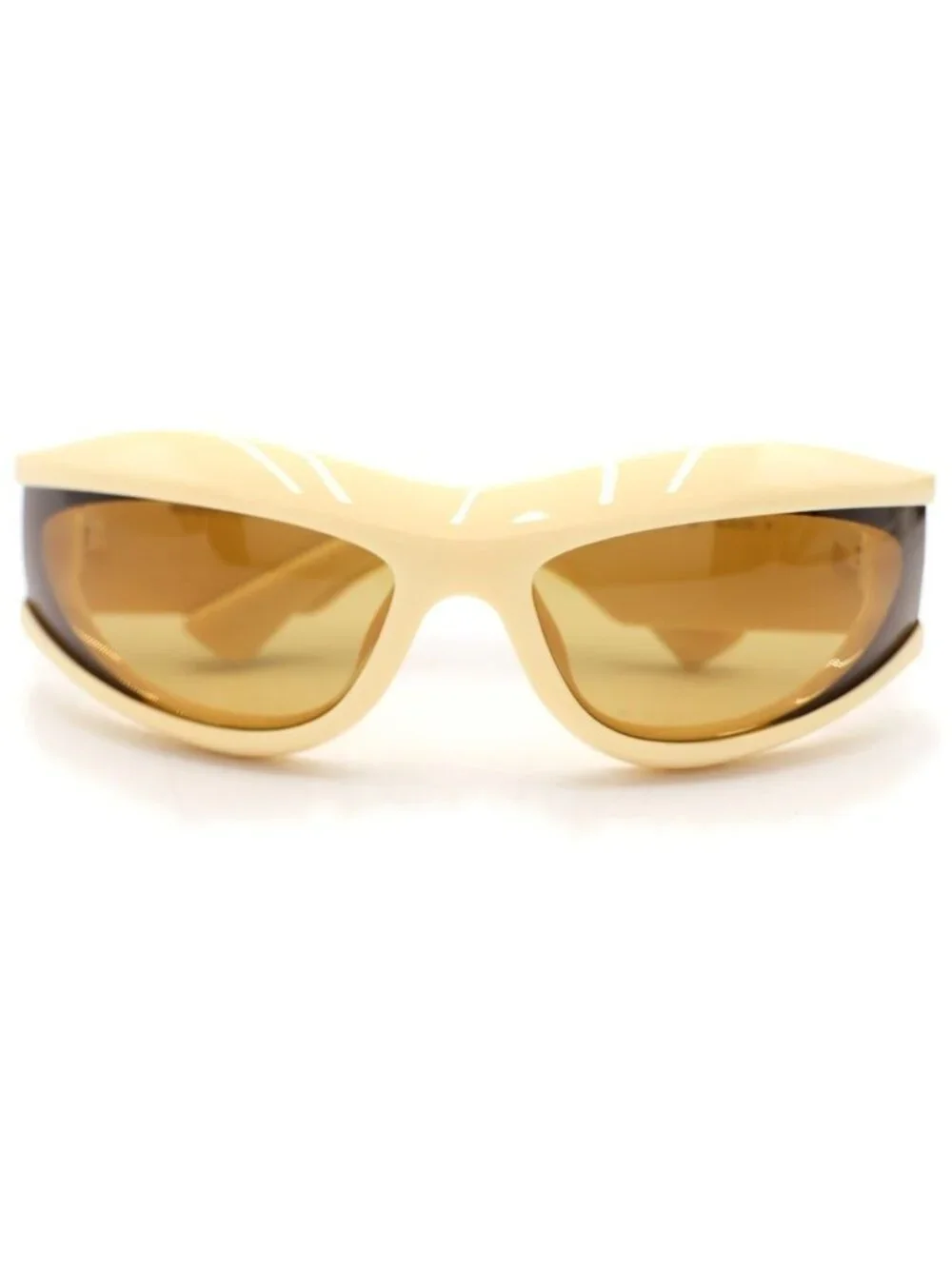 Bottega Veneta Kanji Round Injected Acete Sunglasses Eyewe Beige Eye Gold BV